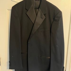 Adolfo men’s black single breasted tuxedo